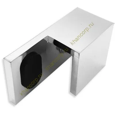 Дверной стопор FDA-05R правый 180˚ к стеклу латунь/хром