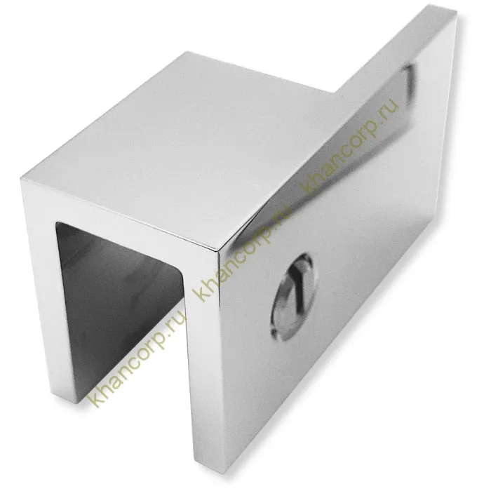 Дверной стопор FDA-05R правый 180˚ к стеклу латунь/хром