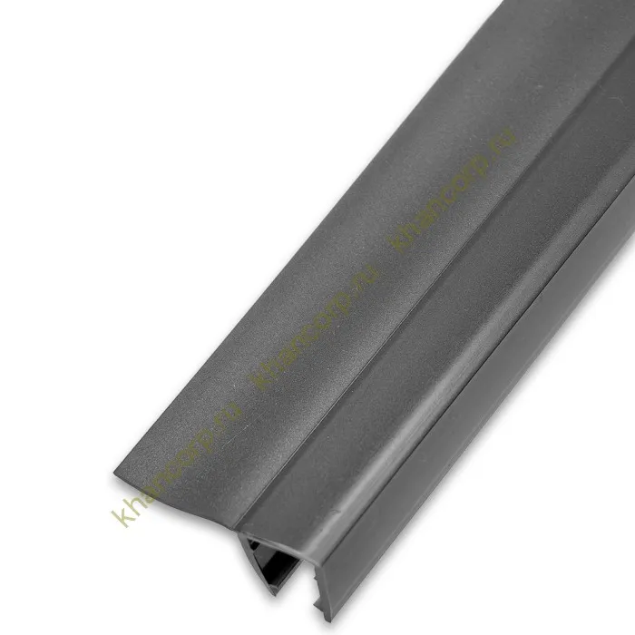 Уплотнитель ПРЕМИУМ F-образный серый 2.5 м, ус 16 мм. под стекло 8 мм FDPP-417.8