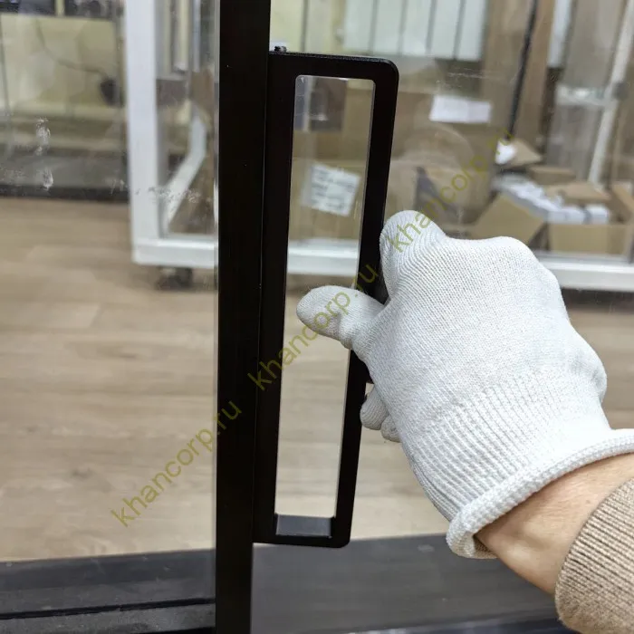 Ручка FDR-300 для стеклянной двери, алюминий/черный