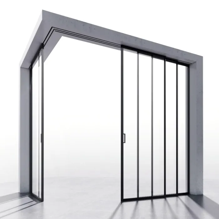 Ручка FDR-300 для стеклянной двери, алюминий/черный