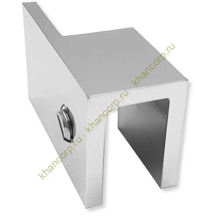 Дверной стопор FDA-05L левый к стеклу 180˚ латунь/хром