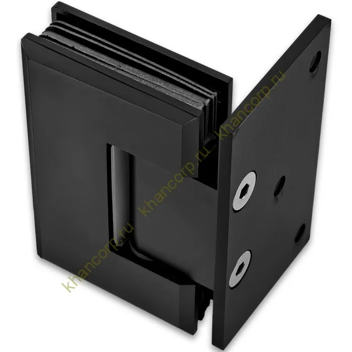 Петля Бета β FDP-20 стена-стекло с боковым креплением, нержавейка/черный