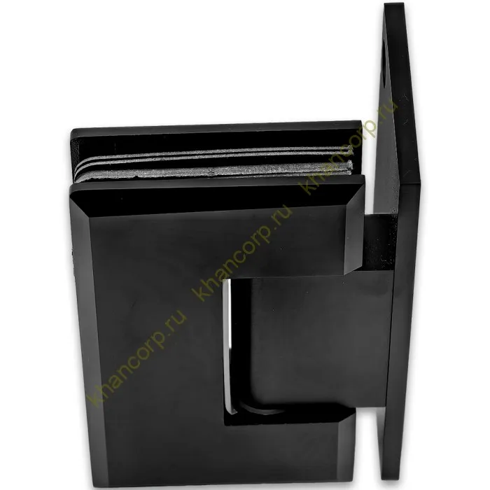 Петля Бета β FDP-20 стена-стекло с боковым креплением, нержавейка/черный