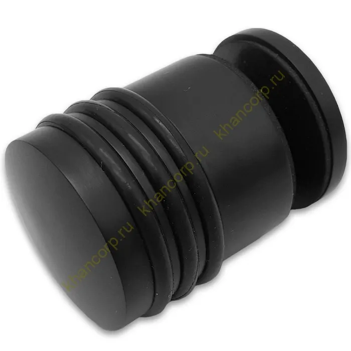 Ручка кноб Йота FDR-144 без резиновых торцов (односторонняя), латунь/черный