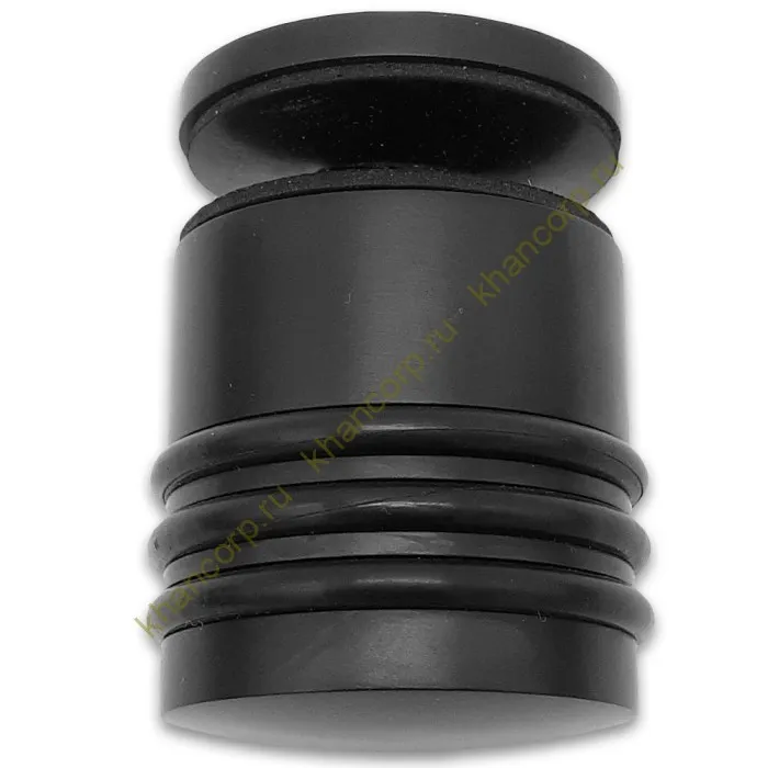 Ручка кноб Йота FDR-144 без резиновых торцов (односторонняя), латунь/черный