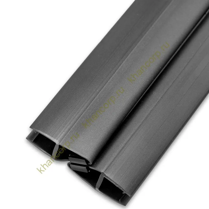 Уплотнитель ПРЕМИУМ магнитный 90°, 180° серый 2.5 м под стекло 8 мм FDPP-512.8
