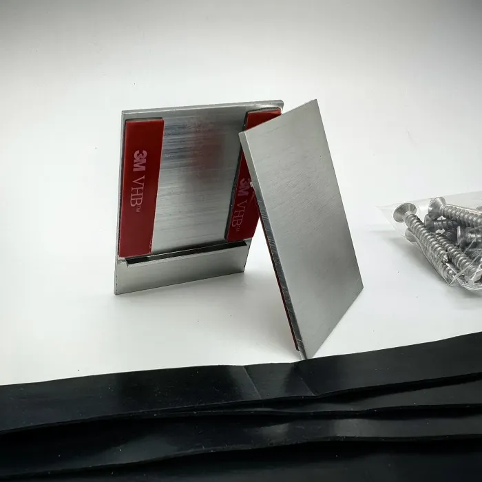 Раздвижная система FDS-16 с треком 2 м для стеклянных дверей, алюминий/матовый