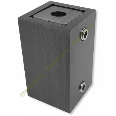 Крепление FDC-60 трубы 15х15 к стене, нержавейка/оружейная сталь