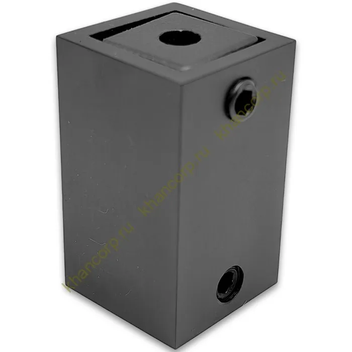 Крепление FDC-60 трубы 15х15 к стене, нержавейка/оружейная сталь