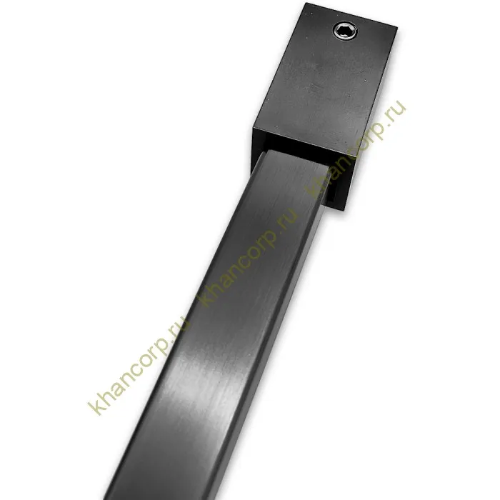 Крепление FDC-60 трубы 15х15 к стене, нержавейка/оружейная сталь