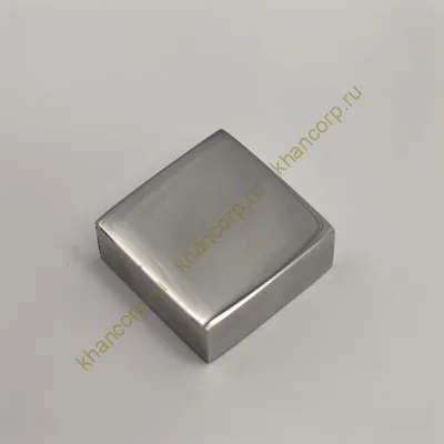 Заглушка квадратная FDRA-03 для ручки скобы 24х24 мм, нержавейка/полированный