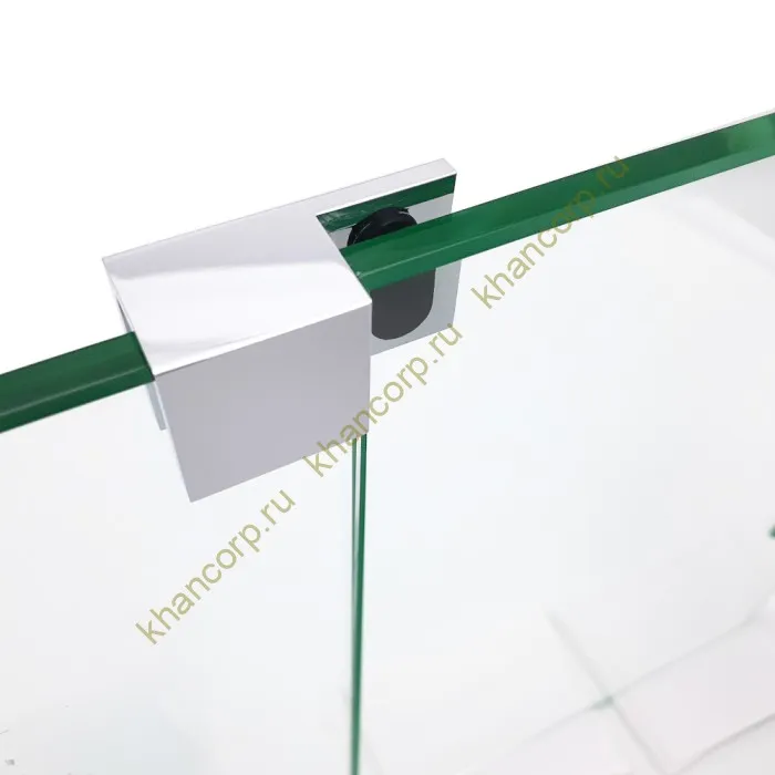 Дверной стопор FDA-05L левый 180˚ к стеклу латунь/черный