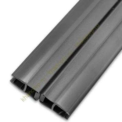 Уплотнитель магнитный ПРЕМИУМ 180° серый 2.5 м под стекло 8 мм FDPP-513.8