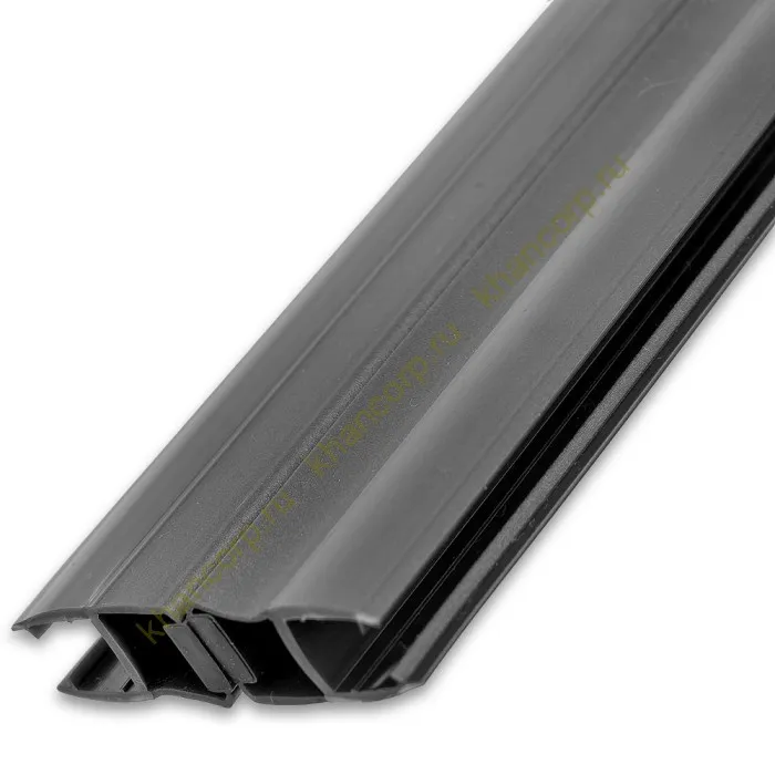 Уплотнитель магнитный ПРЕМИУМ 180° серый 2.5 м под стекло 8 мм FDPP-513.8