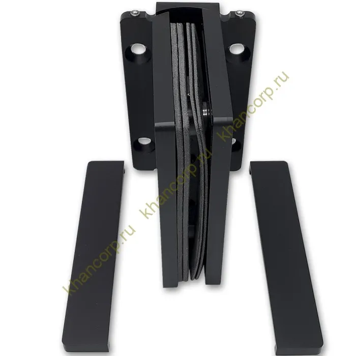 Петля Афина FDP-131 стена-стекло с центральным креплением, латунь/черный