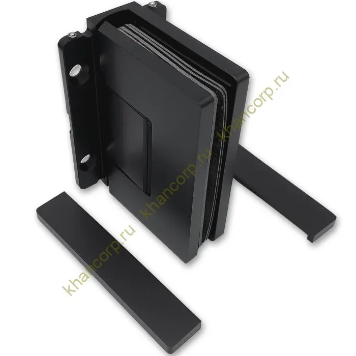 Петля Афина FDP-131 стена-стекло с центральным креплением, латунь/черный