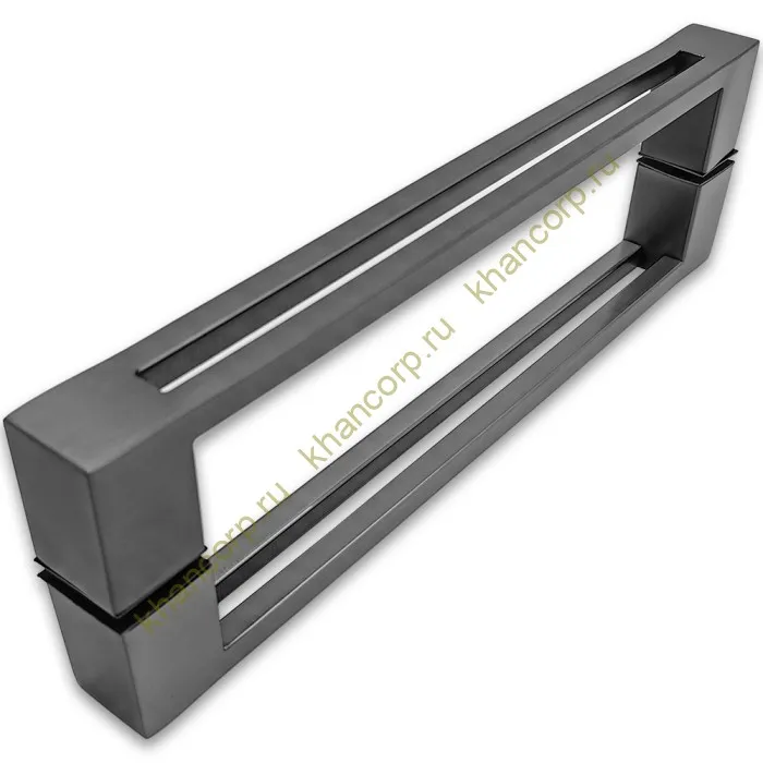 Ручка скоба FDR-89, 30х10х300х1.0 мм, нержавейка/оружейная сталь