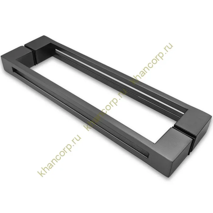 Ручка скоба FDR-89, 30х10х300х1.0 мм, нержавейка/оружейная сталь