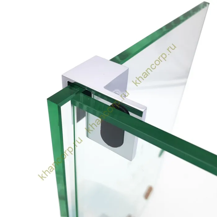 Дверной стопор FDA-06L левый 90˚ к стеклу латунь/черный