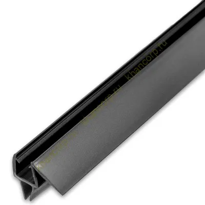 Уплотнитель ПРЕМИУМ нижний серый 1.1 м под стекло 8 мм FDPP-436.8