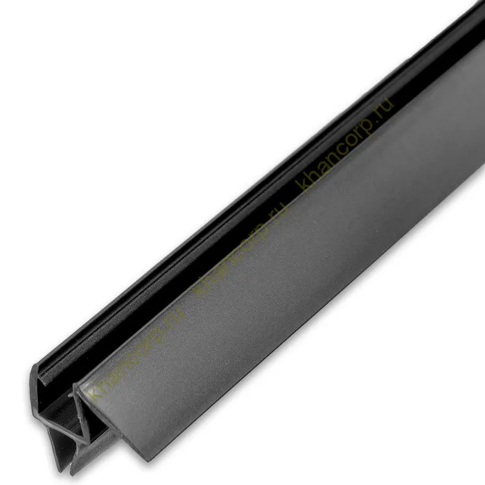 Уплотнитель ПРЕМИУМ нижний серый 1.1 м под стекло 8 мм FDPP-436.8