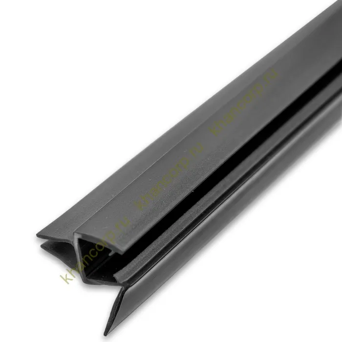 Уплотнитель ПРЕМИУМ нижний серый 1.1 м под стекло 8 мм FDPP-436.8