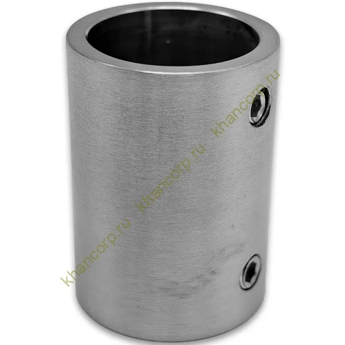 Соединитель FDC-21 трубы 19 прямой, нержавейка/матовый