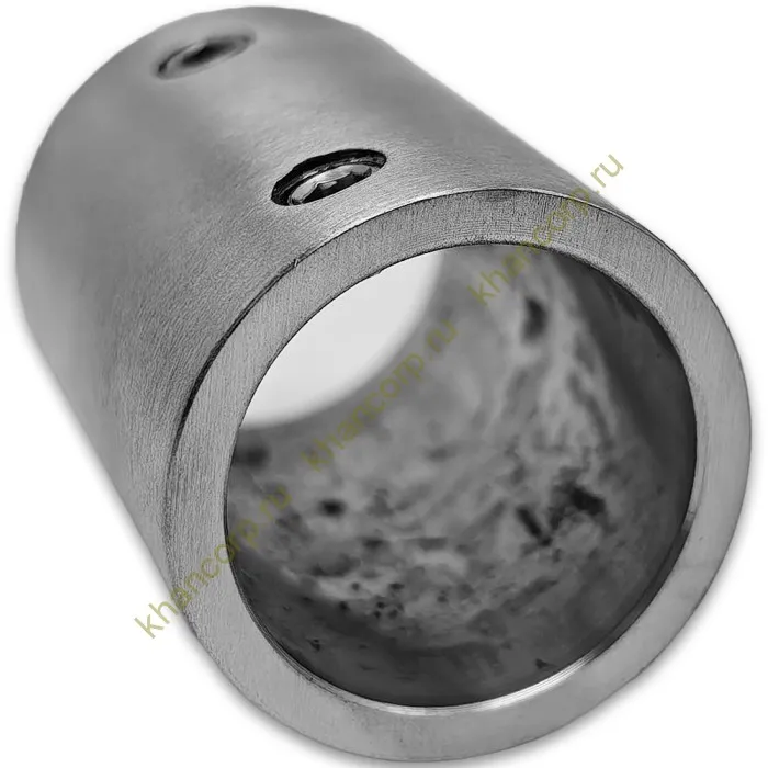 Соединитель FDC-21 трубы 19 прямой, нержавейка/матовый