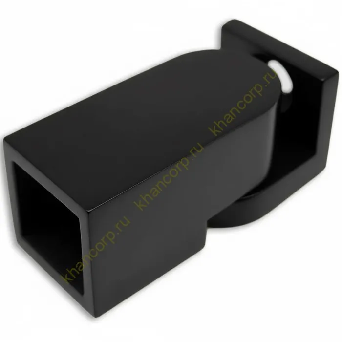 Крепление FDC-51 трубы 15х15 к стене 0°-180°, нержавейка/черный