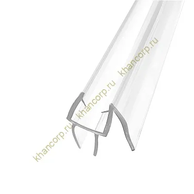 Уплотнитель ПРЕМИУМ нижний прозрачный 1.1 м под стекло 8 мм FDPP-436.8