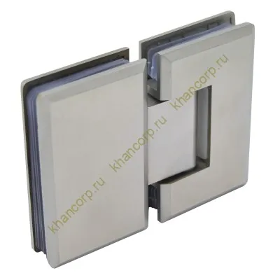 Петля Бета β FDP-22 стекло-стекло 180˚, нержавейка/матовый