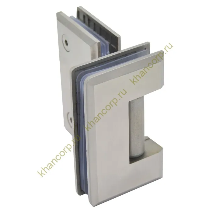 Петля Бета β FDP-22 стекло-стекло 180˚, нержавейка/матовый