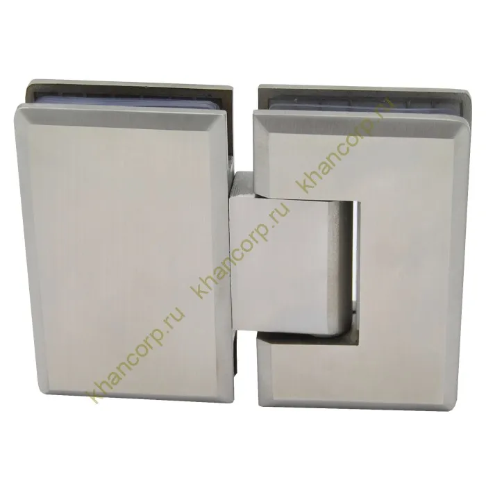 Петля Бета β FDP-22 стекло-стекло 180˚, нержавейка/матовый