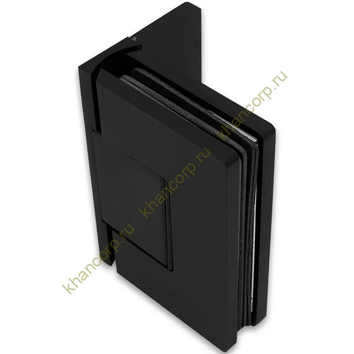 Петля Афина FDP-130 стена-стекло с боковым креплением, латунь/черный