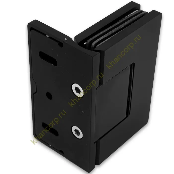 Петля Афина FDP-130 стена-стекло с боковым креплением, латунь/черный