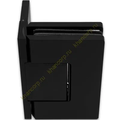 Петля Афина FDP-130 стена-стекло с боковым креплением, латунь/черный