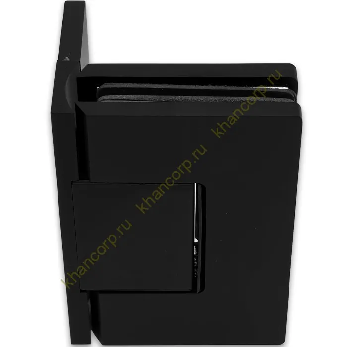 Петля Афина FDP-130 стена-стекло с боковым креплением, латунь/черный