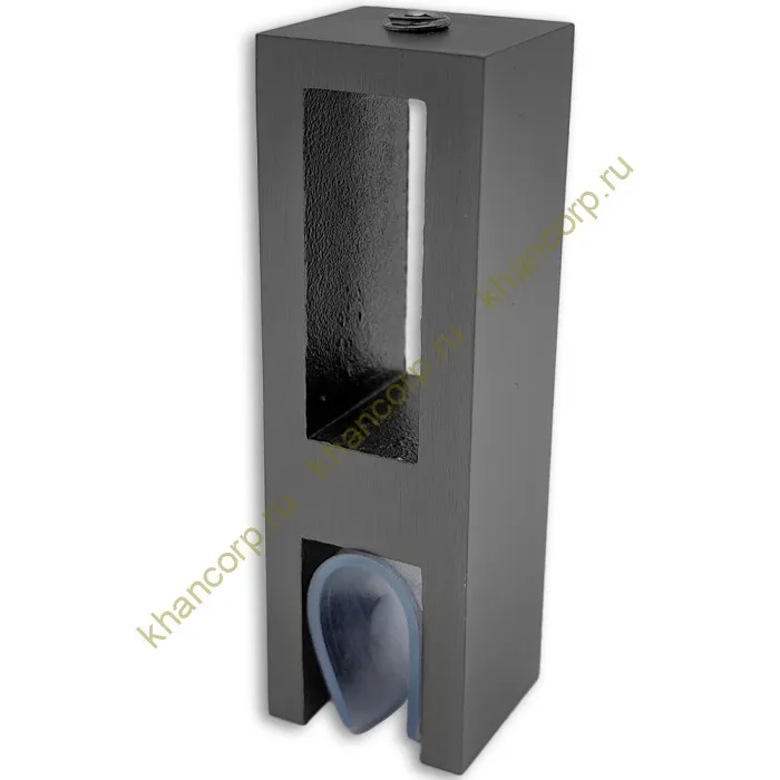 Держатель стекла FDC-31 сквозной 30х10 вертикальный, нержавейка/оружейная сталь