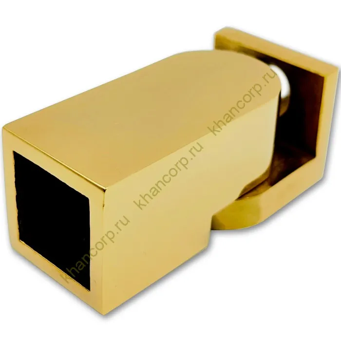 Крепление FDC-51 трубы 15х15 к стене 0°-180°, нержавейка/золото