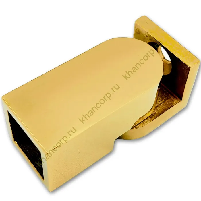 Крепление FDC-51 трубы 15х15 к стене 0°-180°, нержавейка/золото