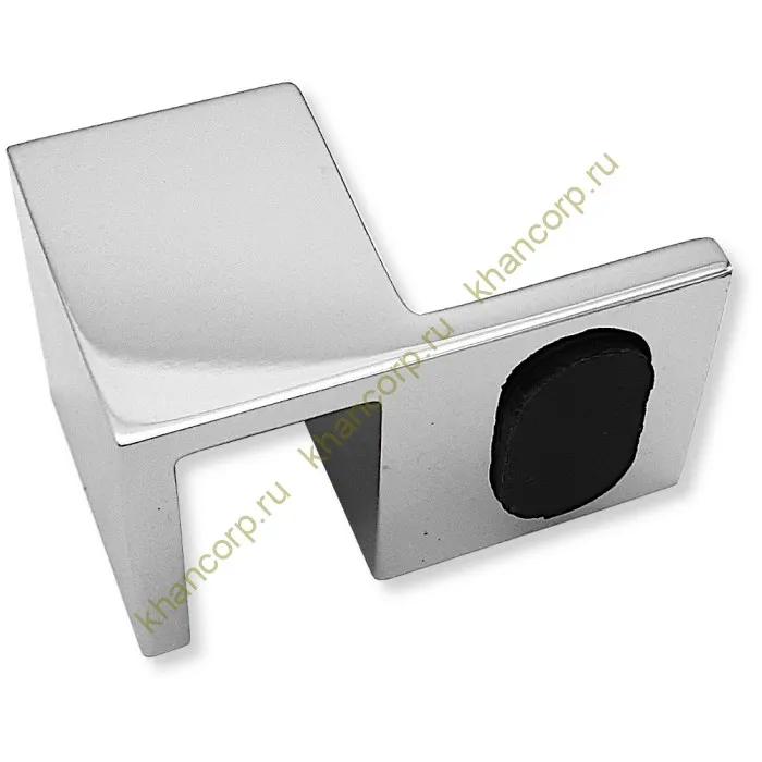 Дверной стопор FDA-06L левый 90˚ к стеклу латунь/хром