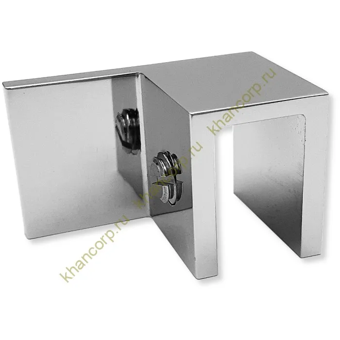 Дверной стопор FDA-06L левый 90˚ к стеклу латунь/хром