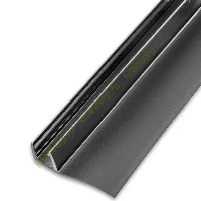 Уплотнитель ПРЕМИУМ F-образный серый 2.5 м, ус 26 мм. под стекло 8 мм FDPP-411.8