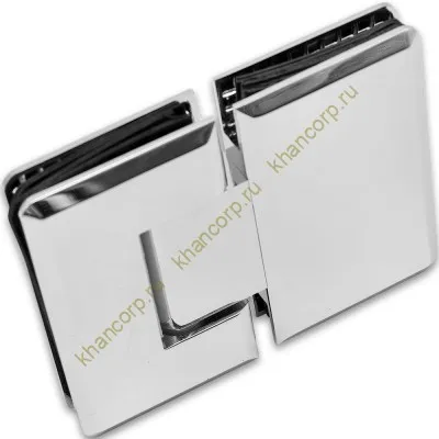 Петля Бета β FDP-22 стекло-стекло 180˚, латунь/хром