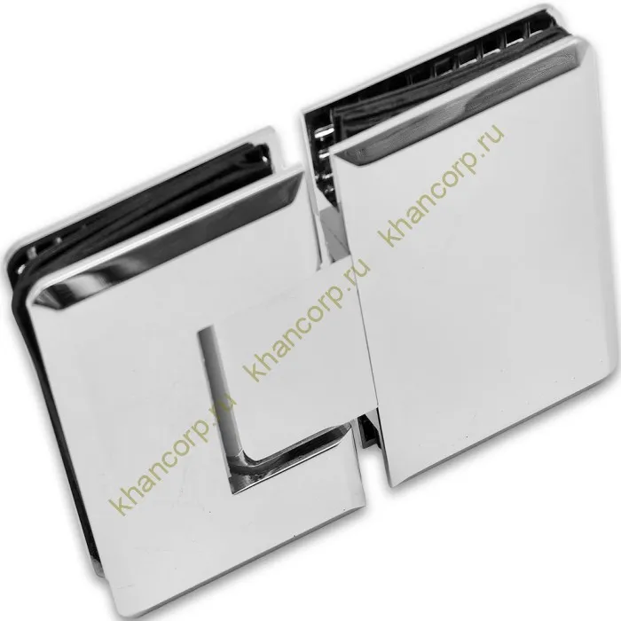 Петля Бета β FDP-22 стекло-стекло 180˚, латунь/хром