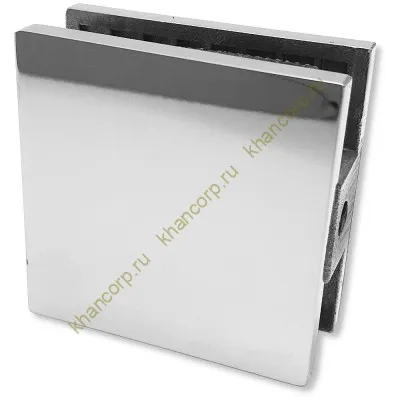  Коннектор Альфа FDK-12, FDK-12 стена-стекло 90˚ нержавейка/полированный