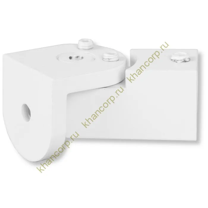 Крепление FDC-51 трубы 15х15 к стене 0°-180°, нержавейка/белый