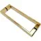 Ручка скоба FDR-88, 25х10х300х1.0 мм, нержавейка/золото