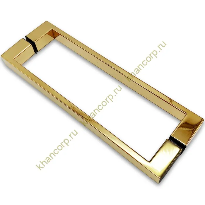 Ручка скоба FDR-88, 25х10х300х1.0 мм, нержавейка/золото